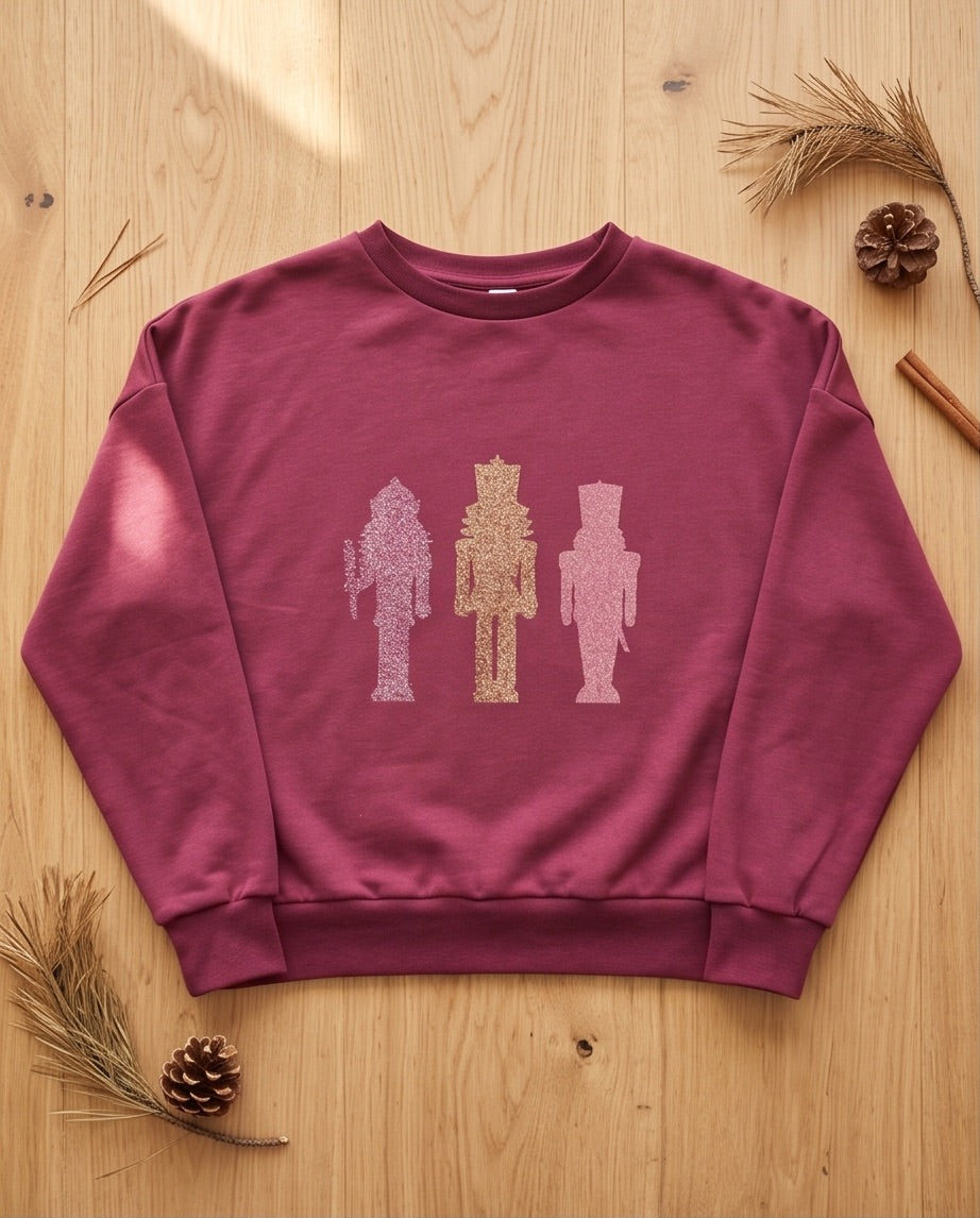 BIO Weihnachtspullover beere