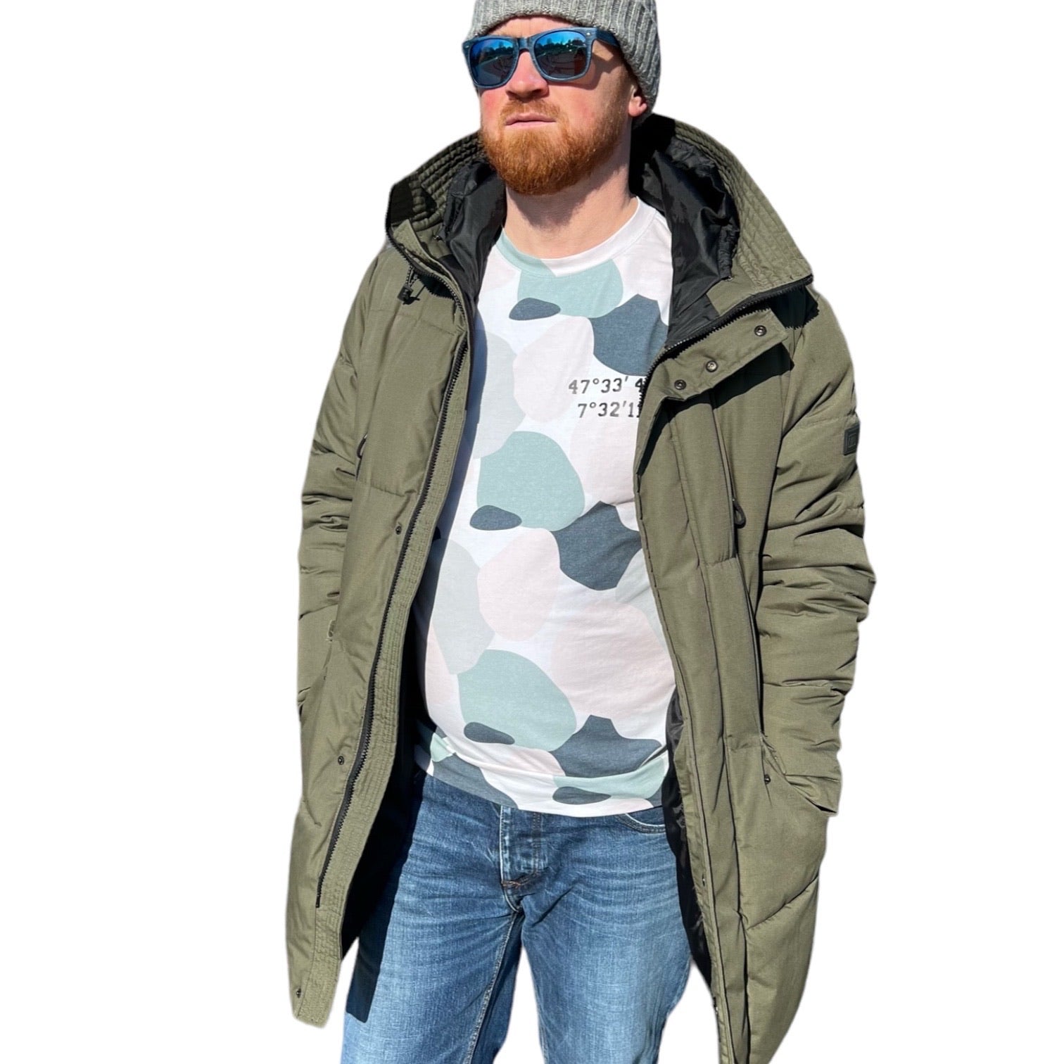 BIO Herren Sweatshirt Steine