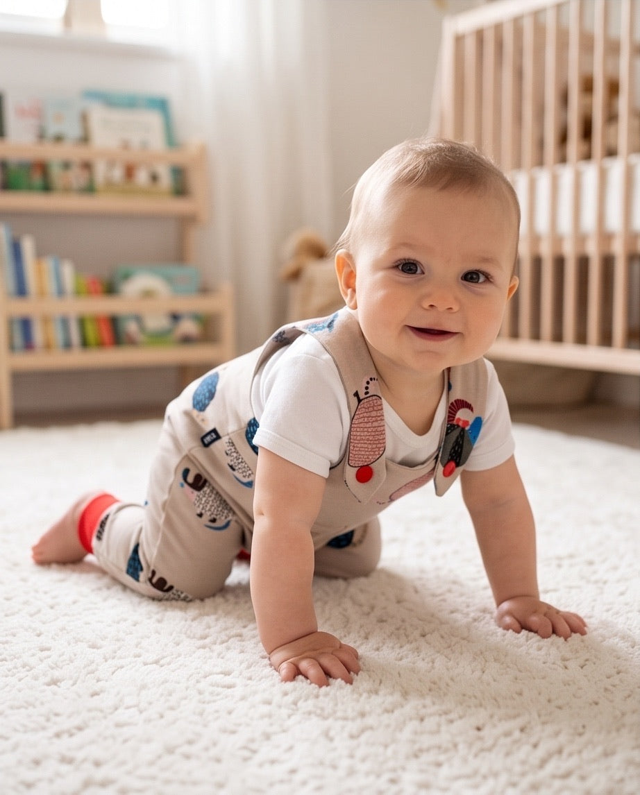 BIO Baby Latzhose Gürteltier