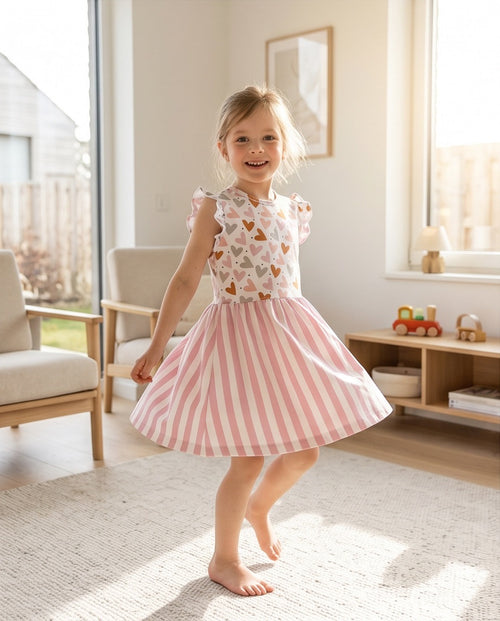 BIO Sommerkleid Herzen