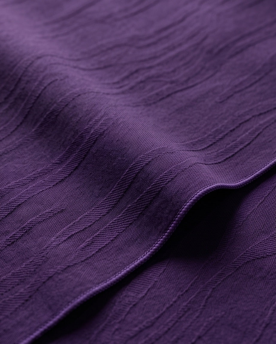 Schal uni violett Struktur