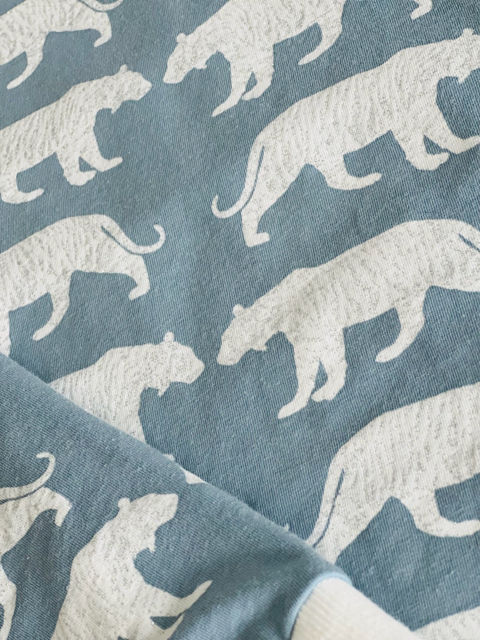 Langarmshirt Tiger Glitzer