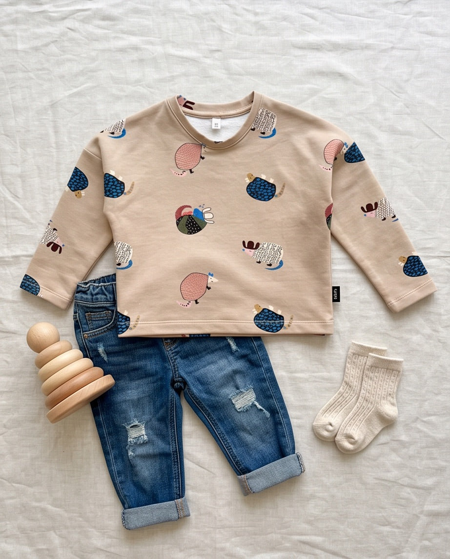 BIO Sweatshirt Gürteltier