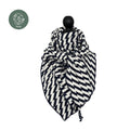 Bio Jacquard Dreieckstuch Streifen navy