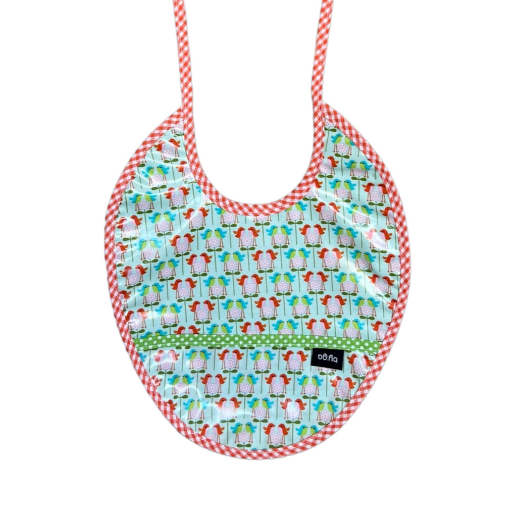 Baby Lätzli mini Vögel mint
