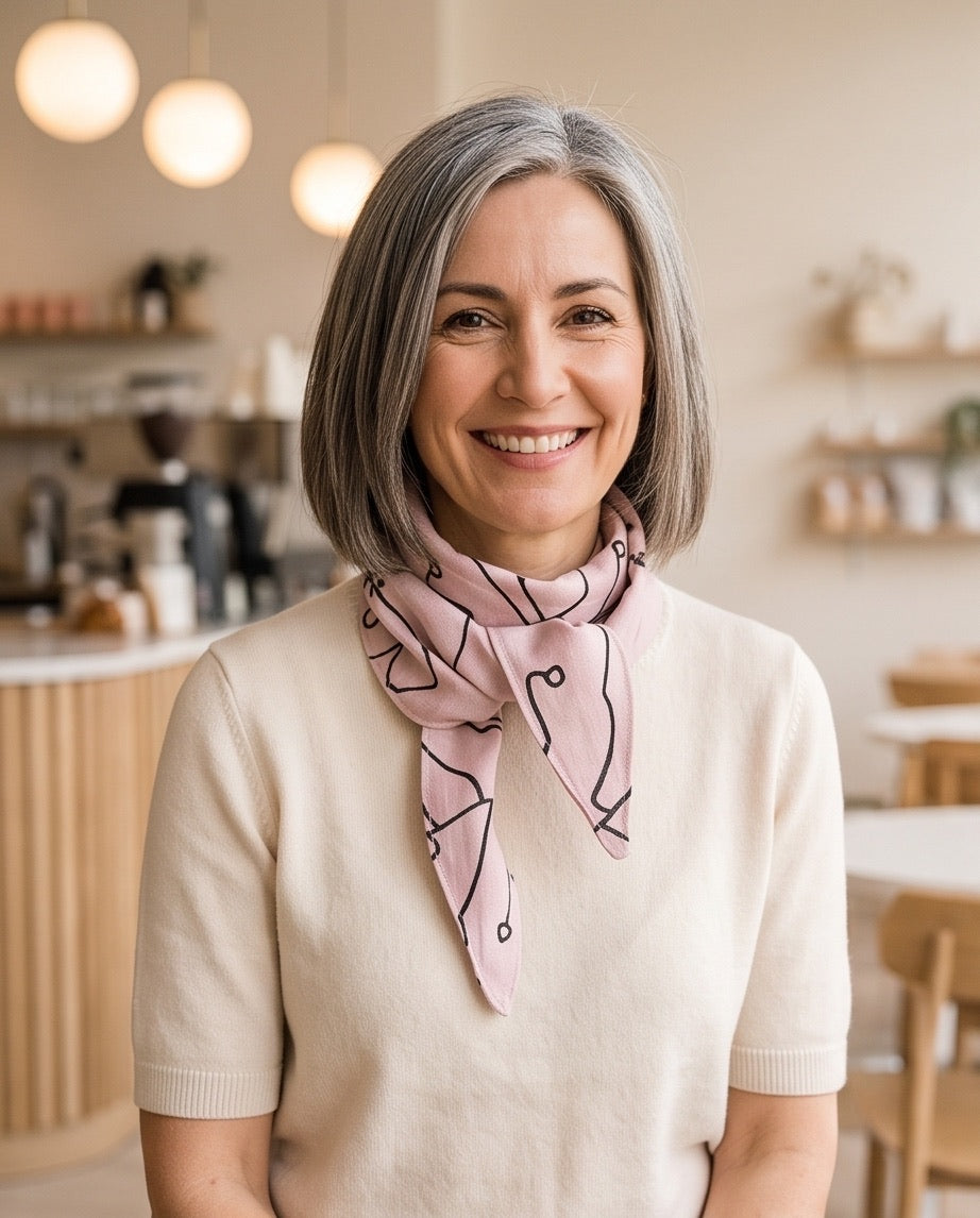 Sophie scarf lila