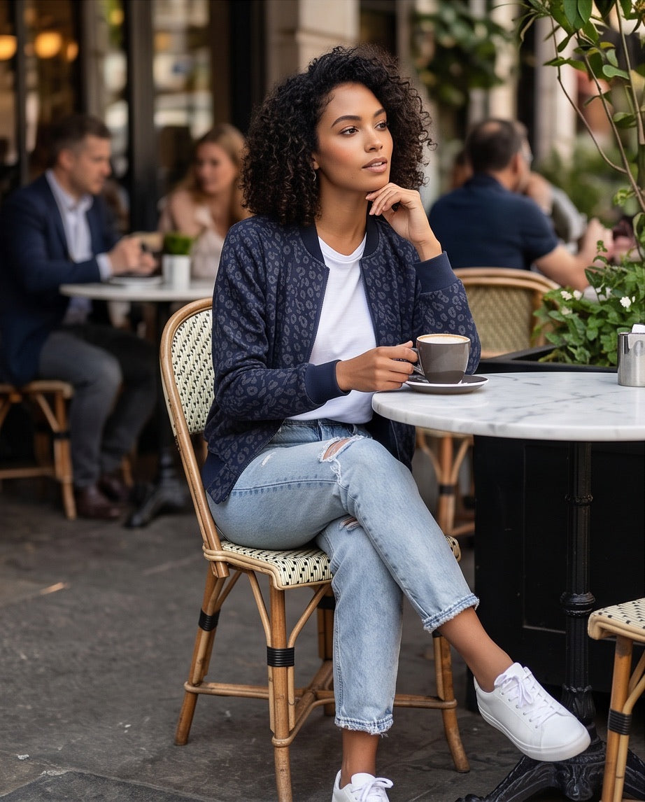 BIO Damen Blouson Leo navy
