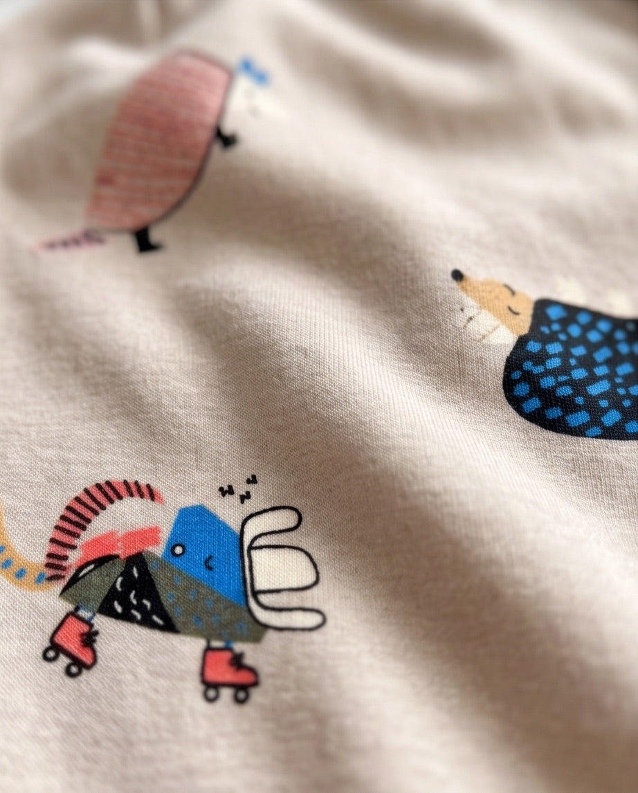BIO Baby Wendemütze Gürteltier