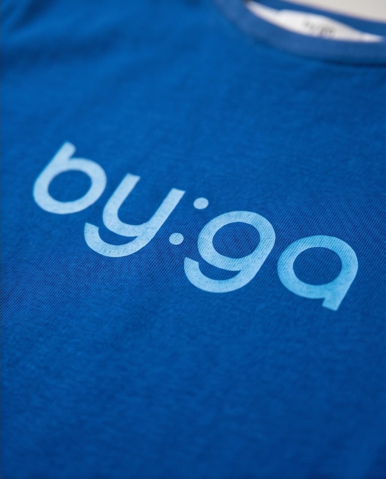 BIO by:ga T-Shirt kobaltblau