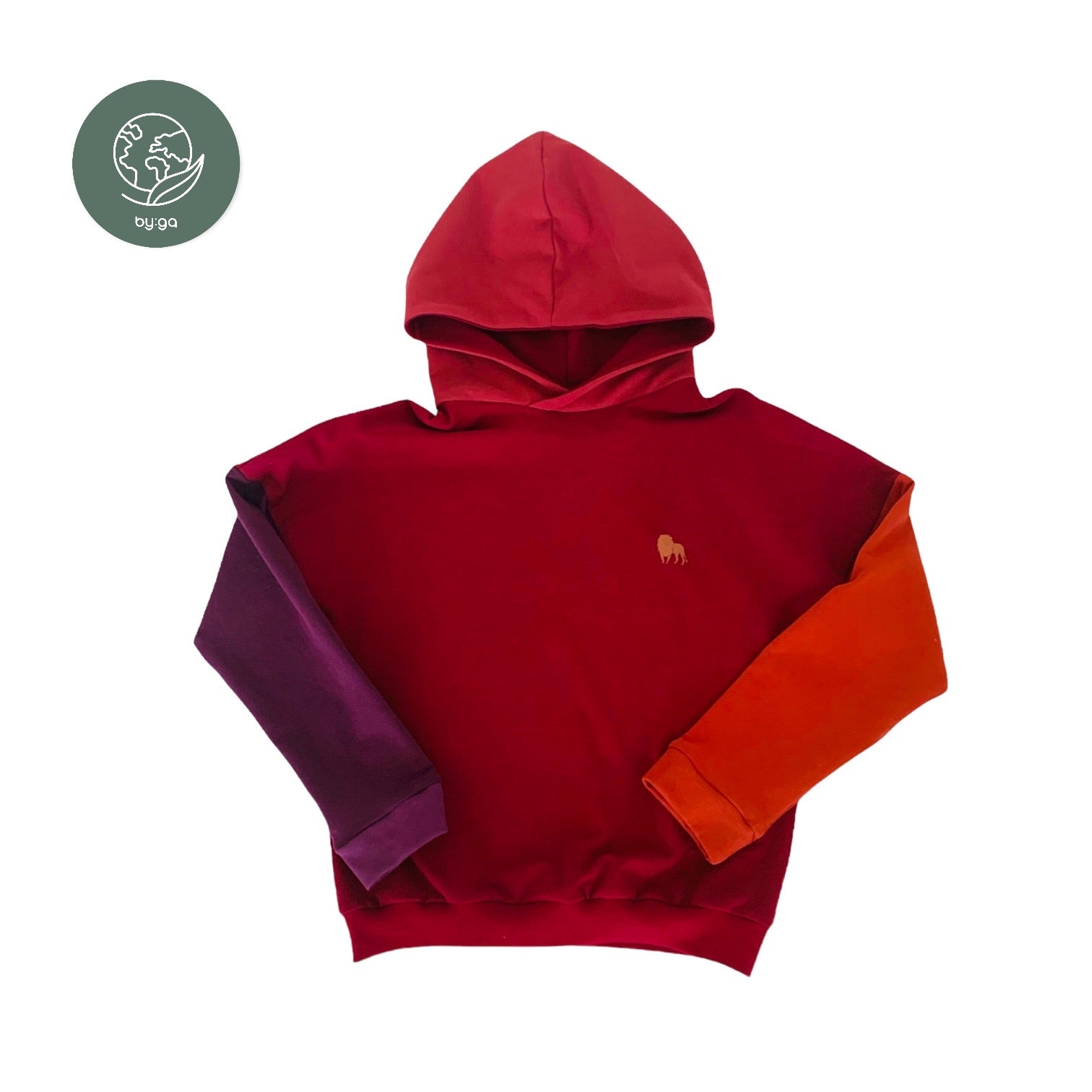 BIO Hoodie bordeaux