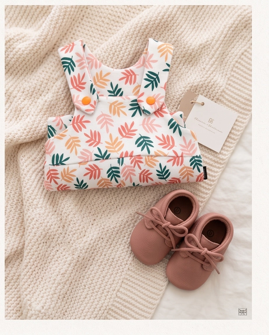 BIO Baby Latzhose Blätter