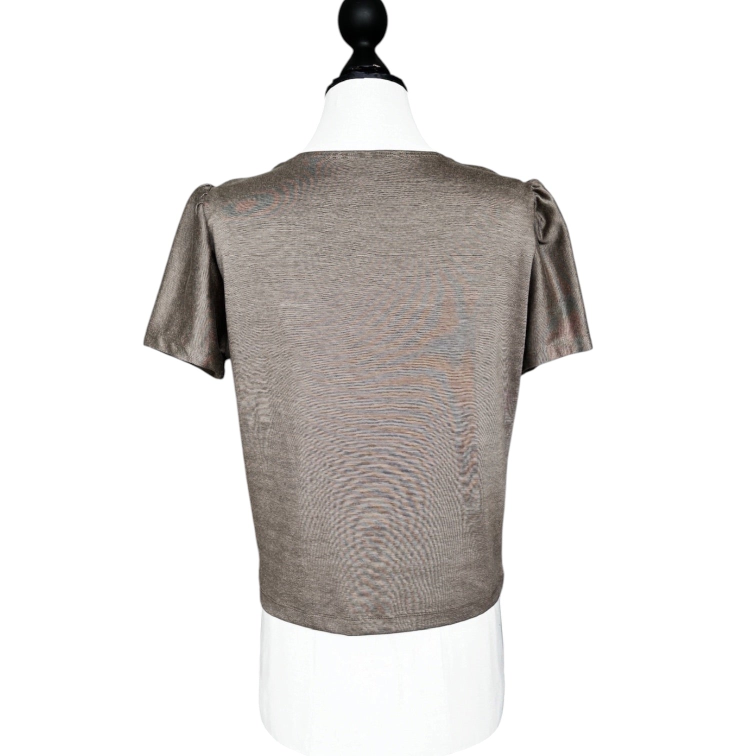 T-Shirt Puffärmel sand
