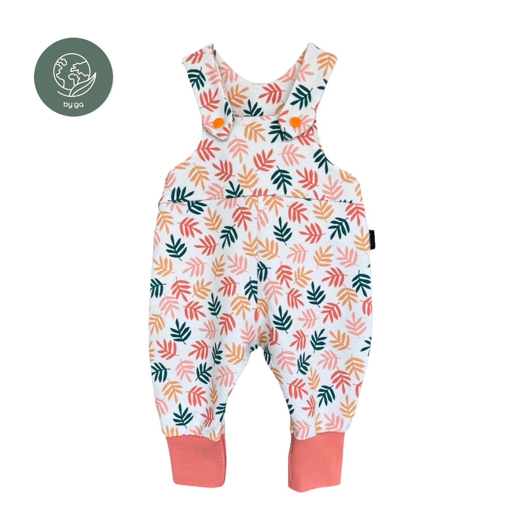 BIO Baby Latzhose Blätter