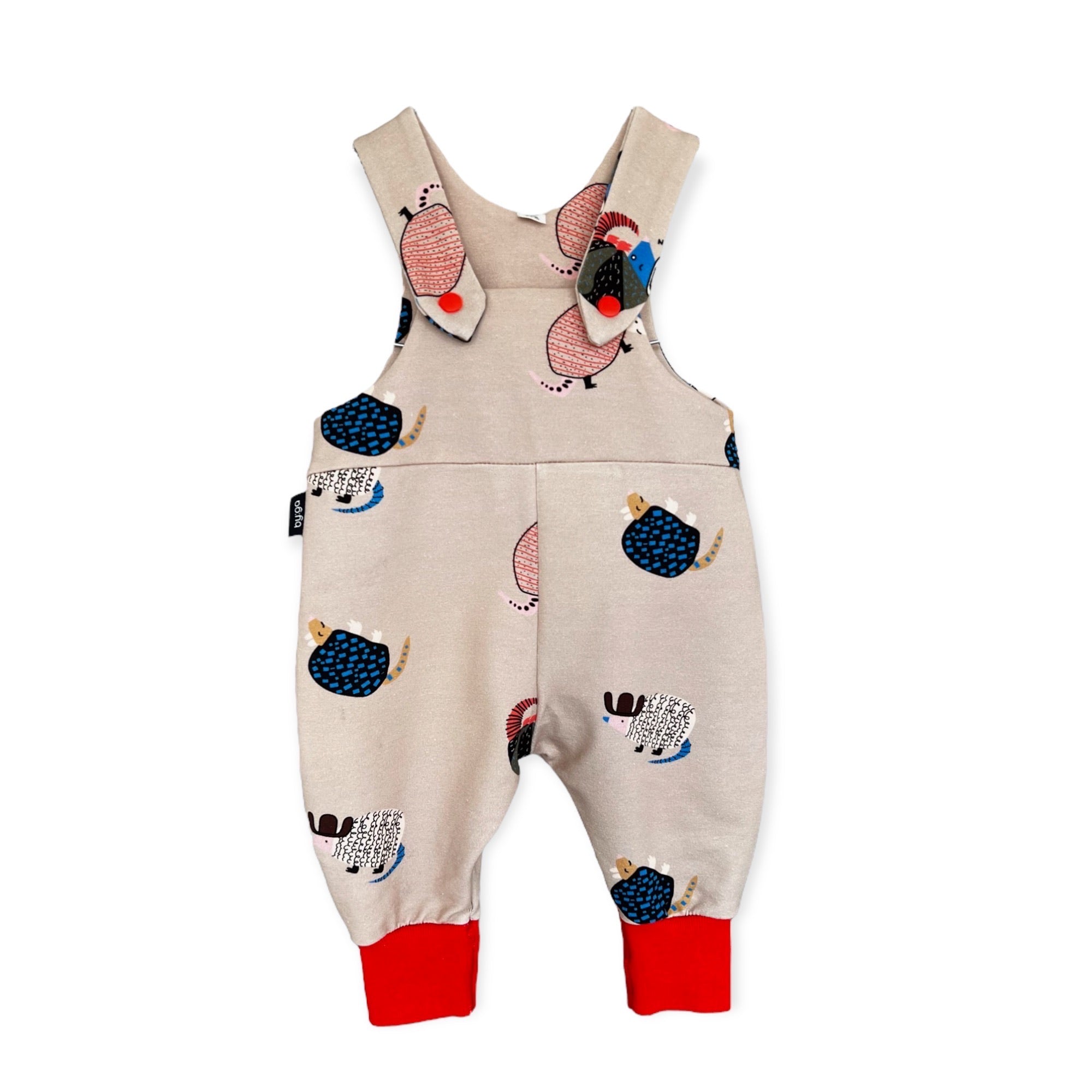 BIO Babyset Latzhose & Mütze Gürteltier