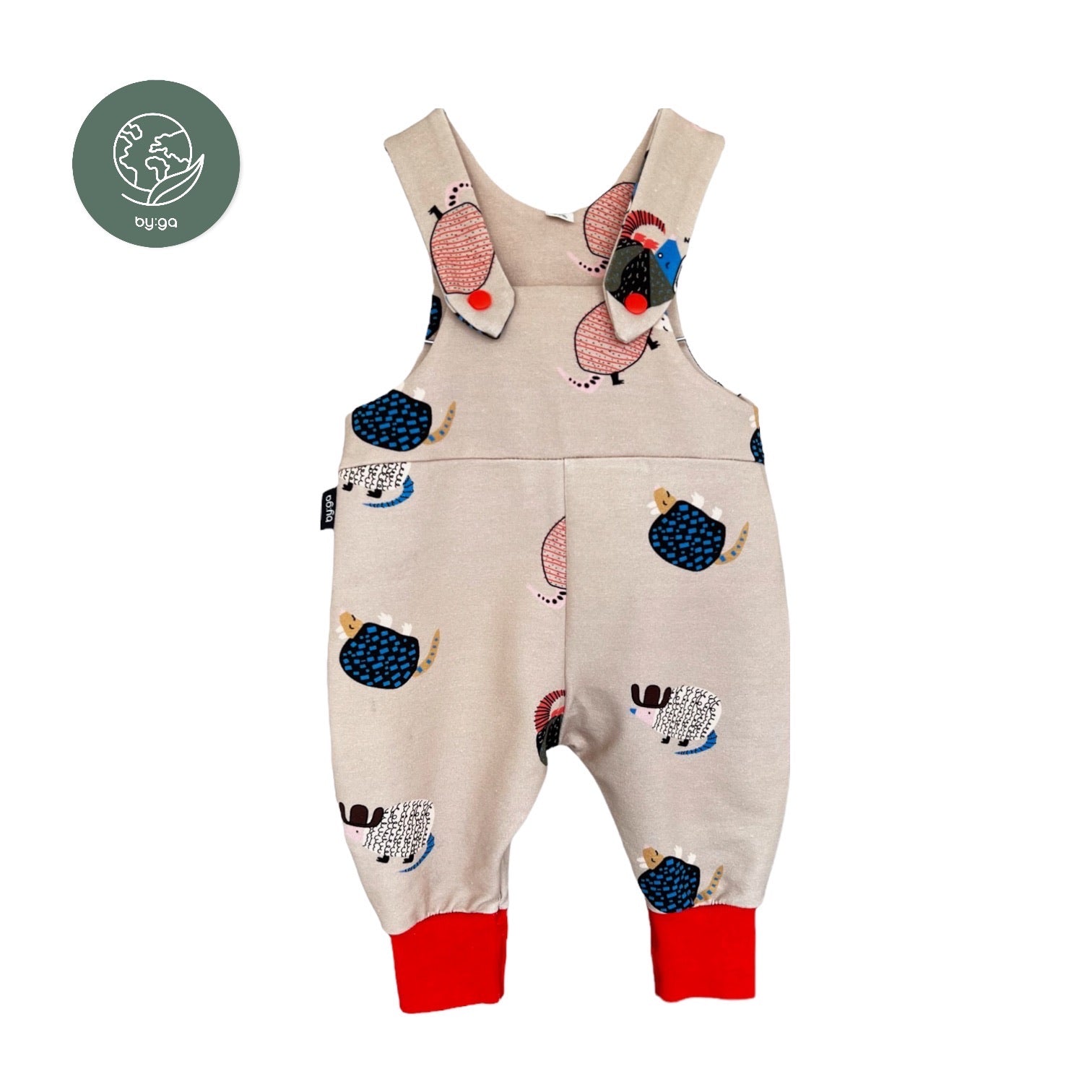 BIO Baby Latzhose Gürteltier