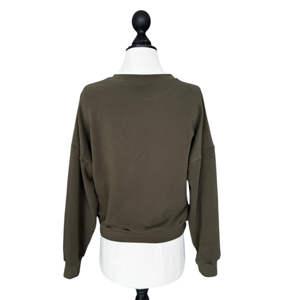 BIO Weihnachtspullover olive