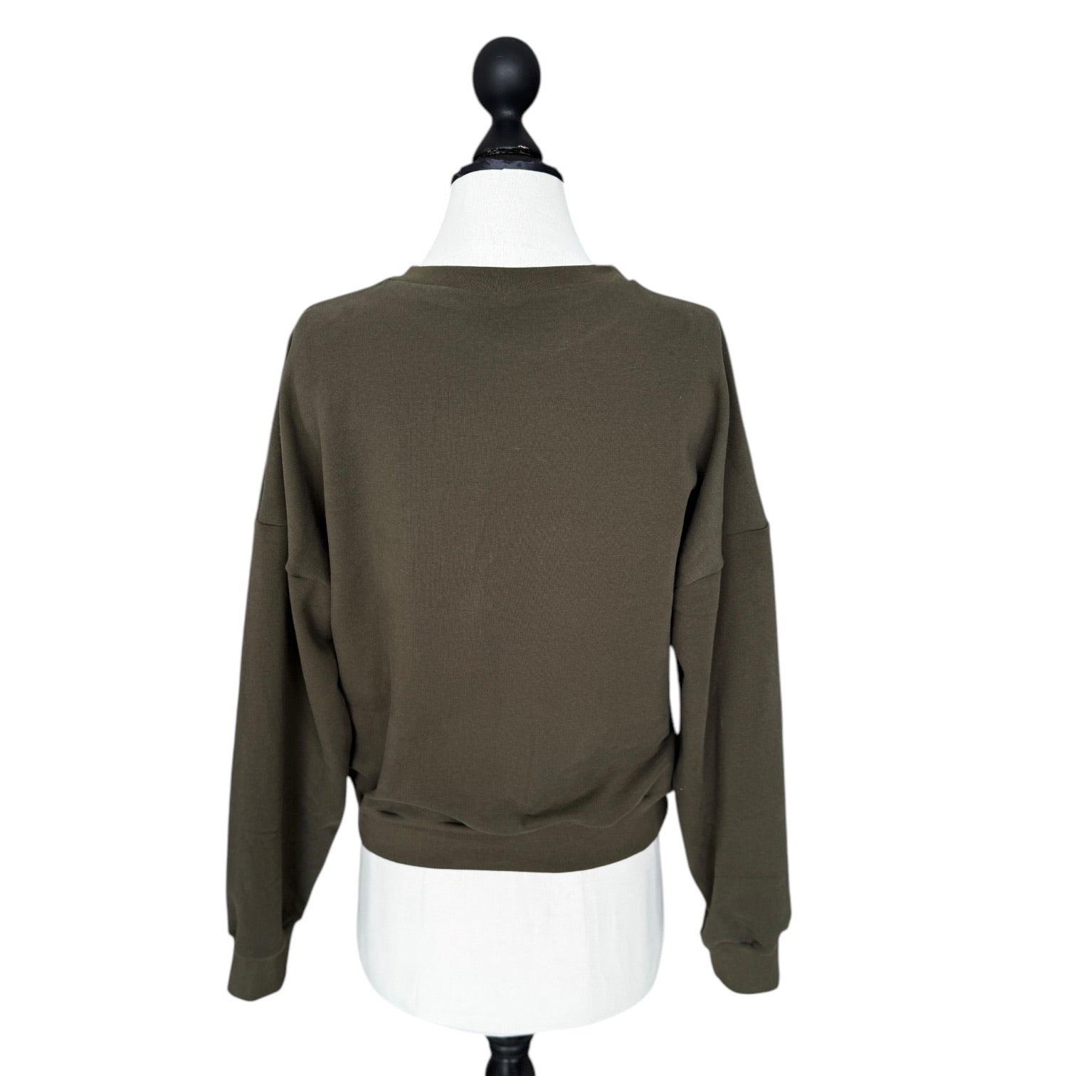 BIO Weihnachtspullover olive