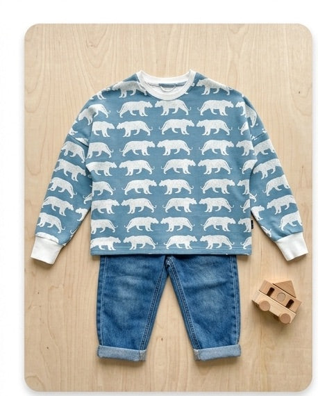 Langarmshirt Tiger Glitzer