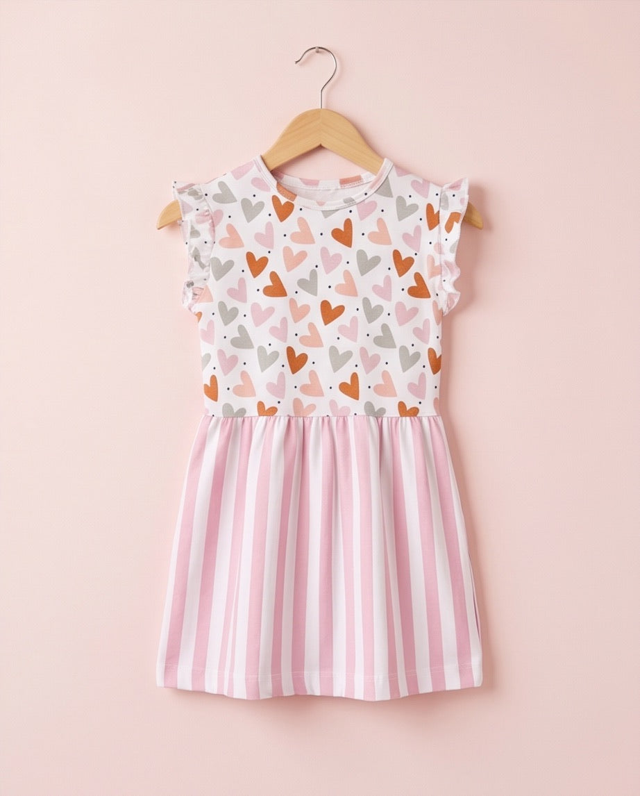BIO Sommerkleid Herzen