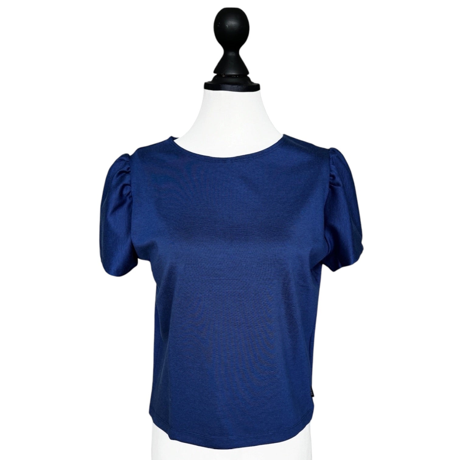 T-Shirt Puffärmel blau