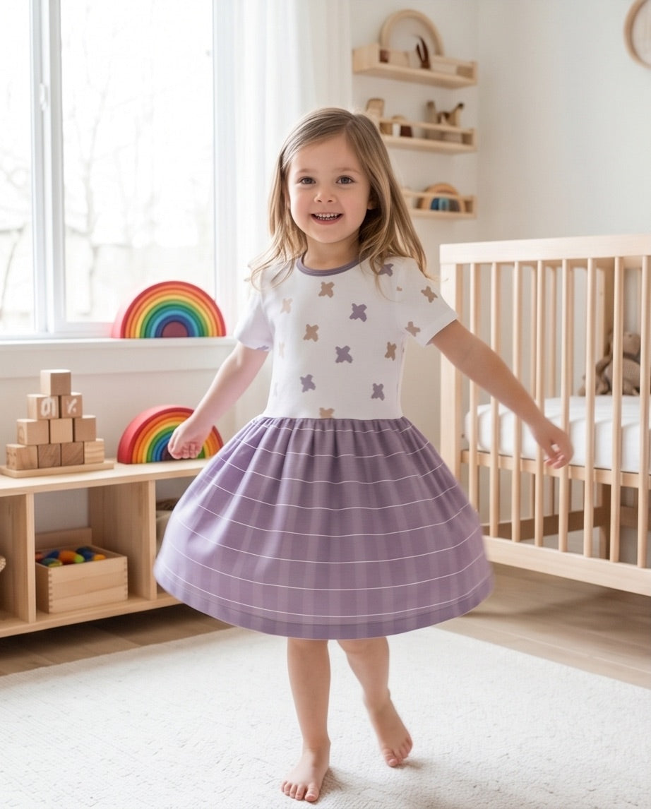 BIO Sommerkleid Kreuze