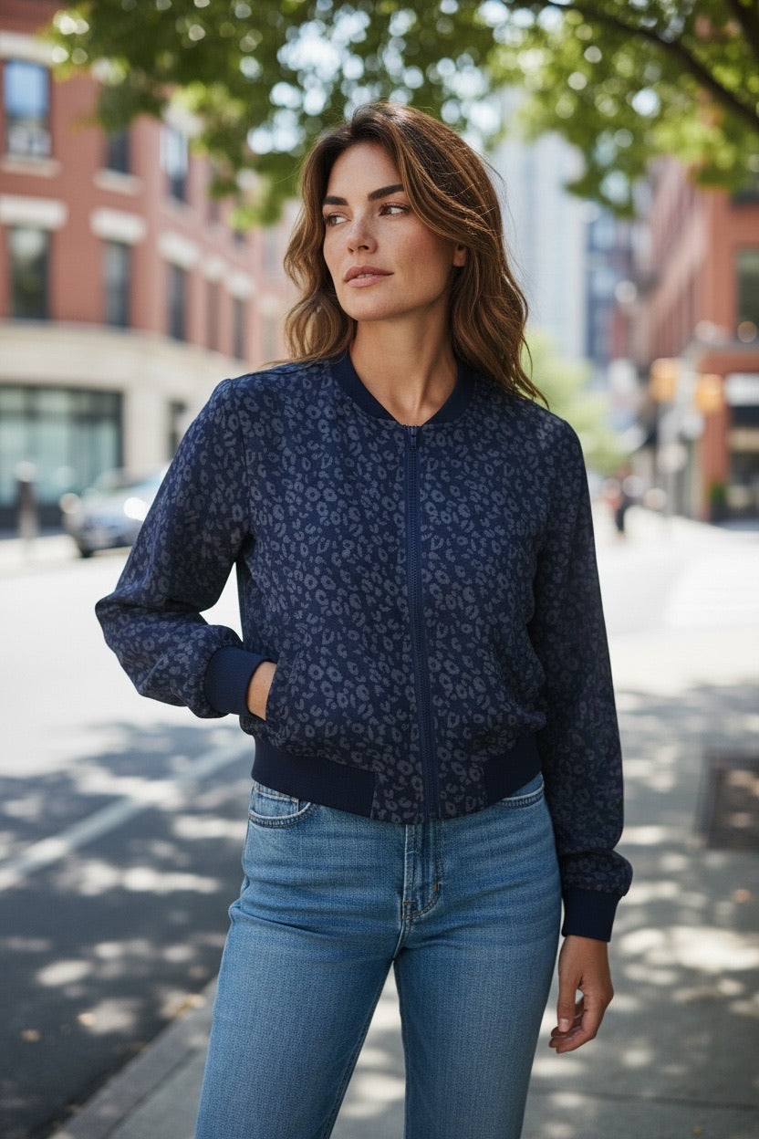 BIO Damen Blouson Leo navy