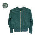 BIO Damen Blouson Cord Jersey smaragd