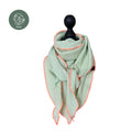 BIO Musselin Dreieckstuch mint