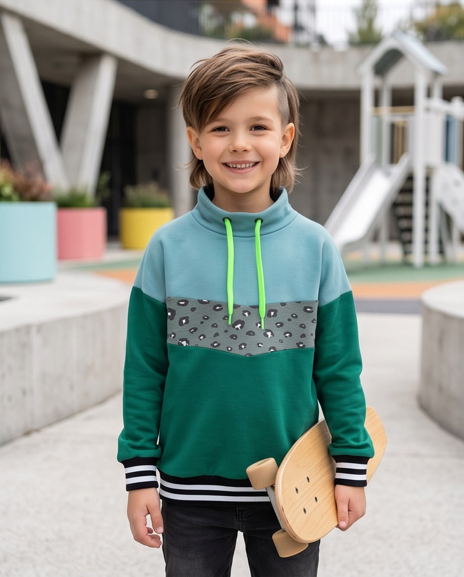 BIO Sweatshirt jadegrün