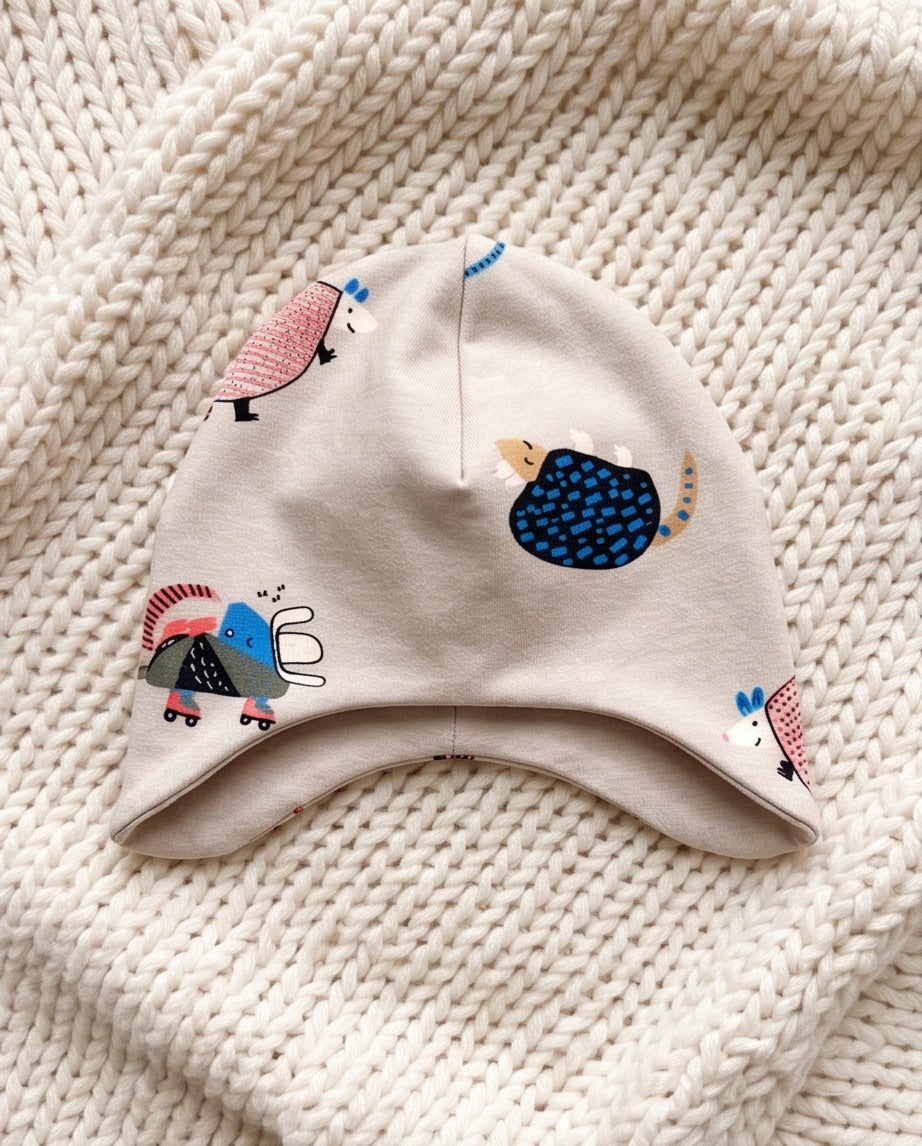 BIO Baby Wendemütze Gürteltier