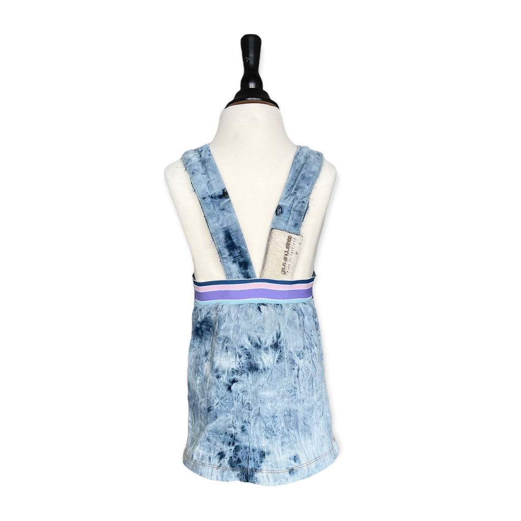 BIO Jeans Latzrock 86/92 blau
