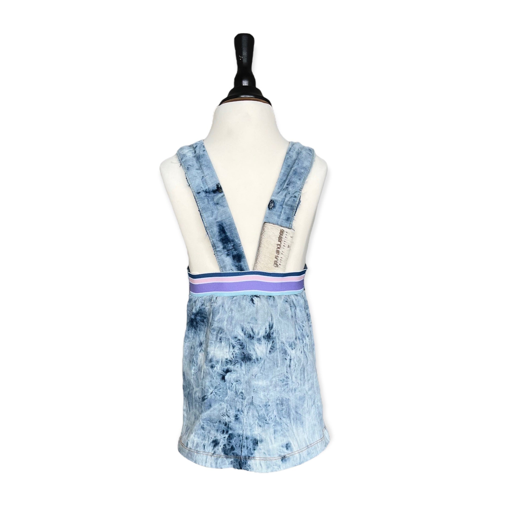 BIO Jeans Latzrock 86/92 blau