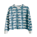 Langarmshirt Tiger Glitzer