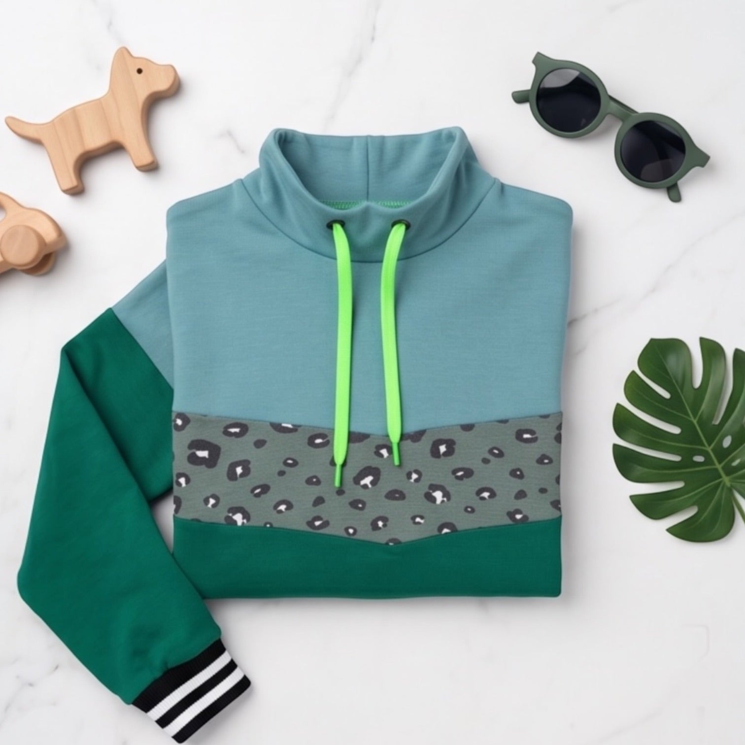 BIO Sweatshirt jadegrün