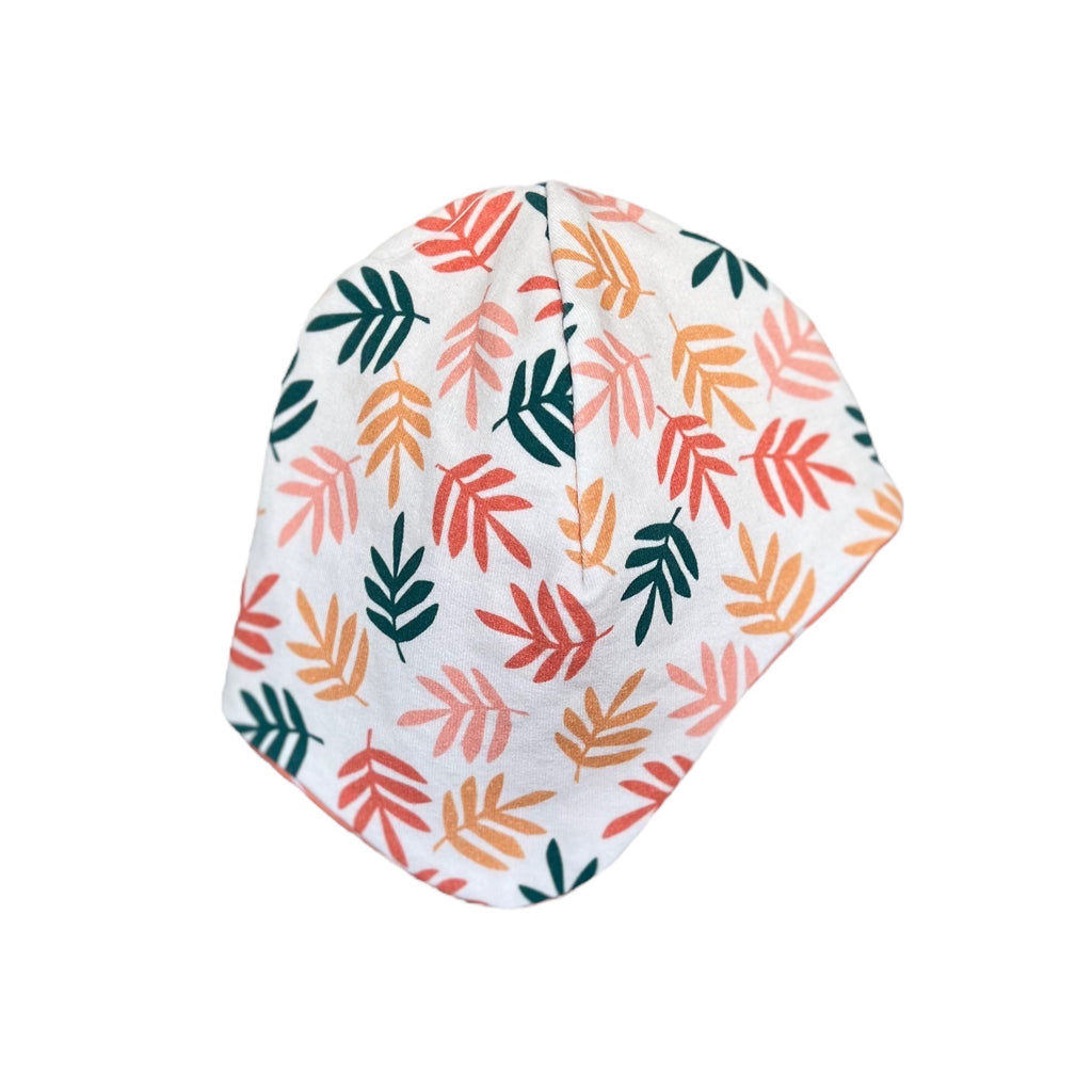 BIO Babyset Latzhose & Mütze Blätter