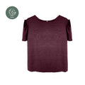 T-Shirt Puffärmel dunkelrot