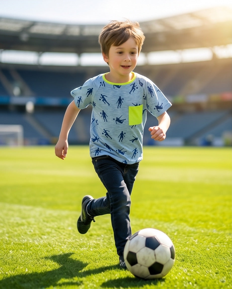 T-Shirt Fussball gelbe Karte