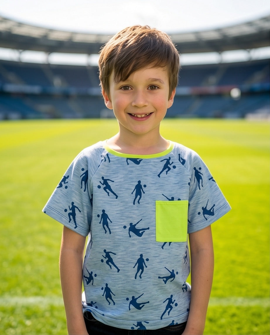T-Shirt Fussball gelbe Karte