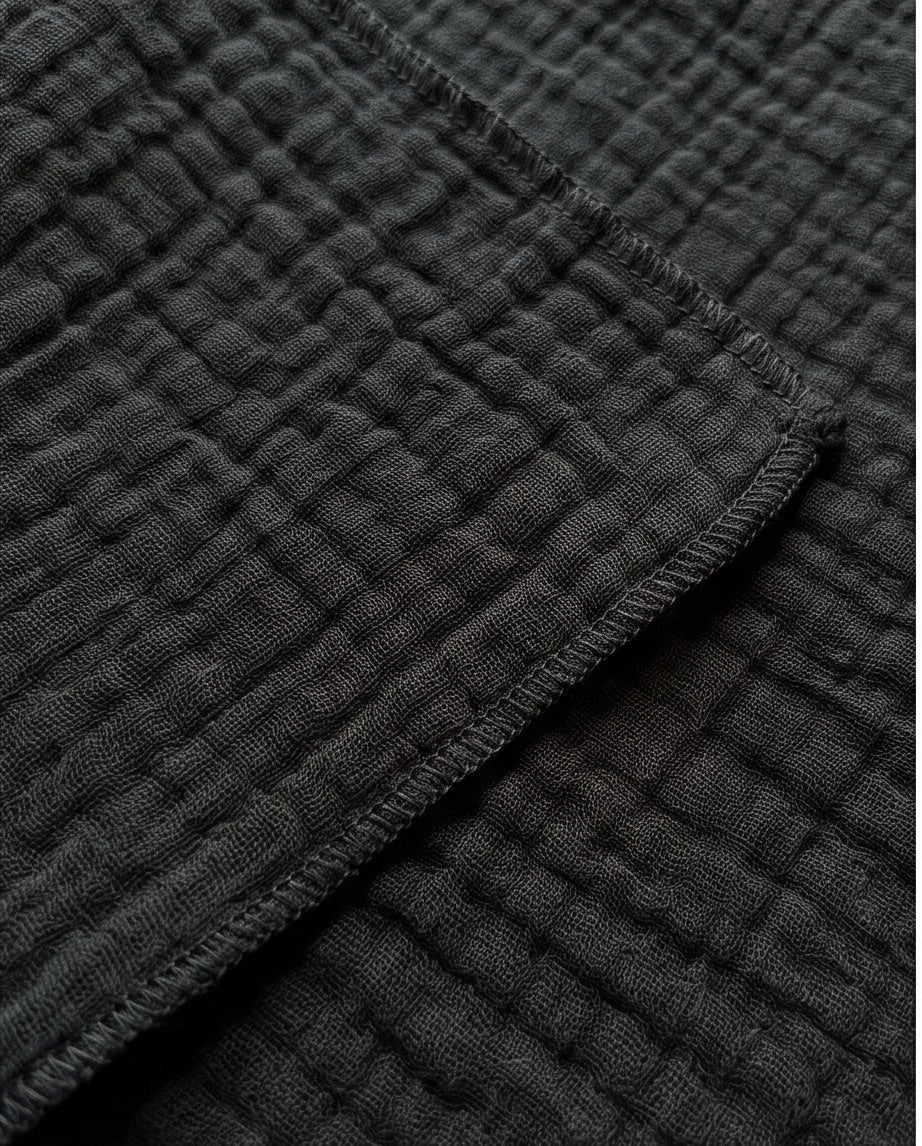 BIO Musselin Dreieckstuch Mini schwarz