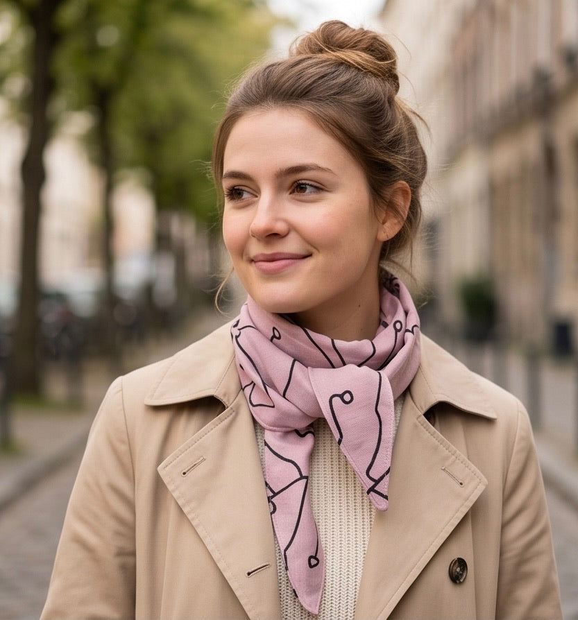 Sophie scarf lila