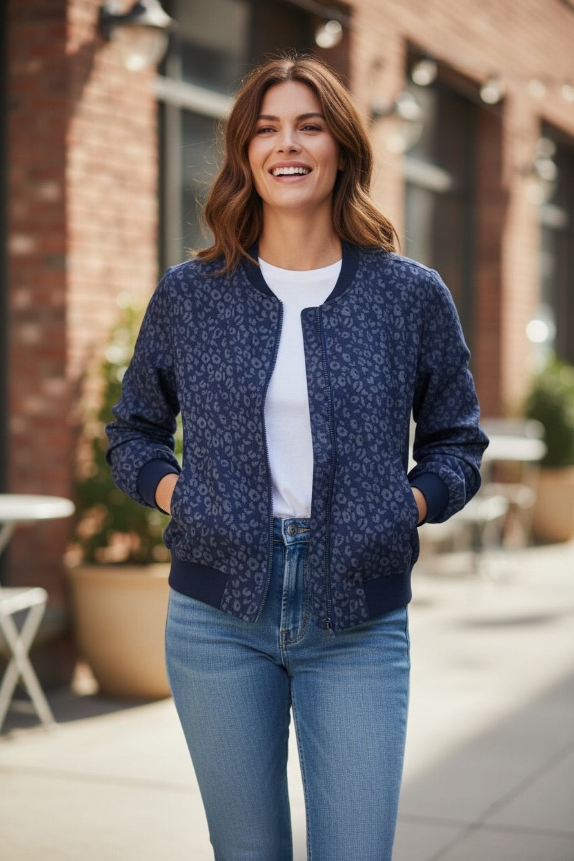 BIO Damen Blouson Leo navy