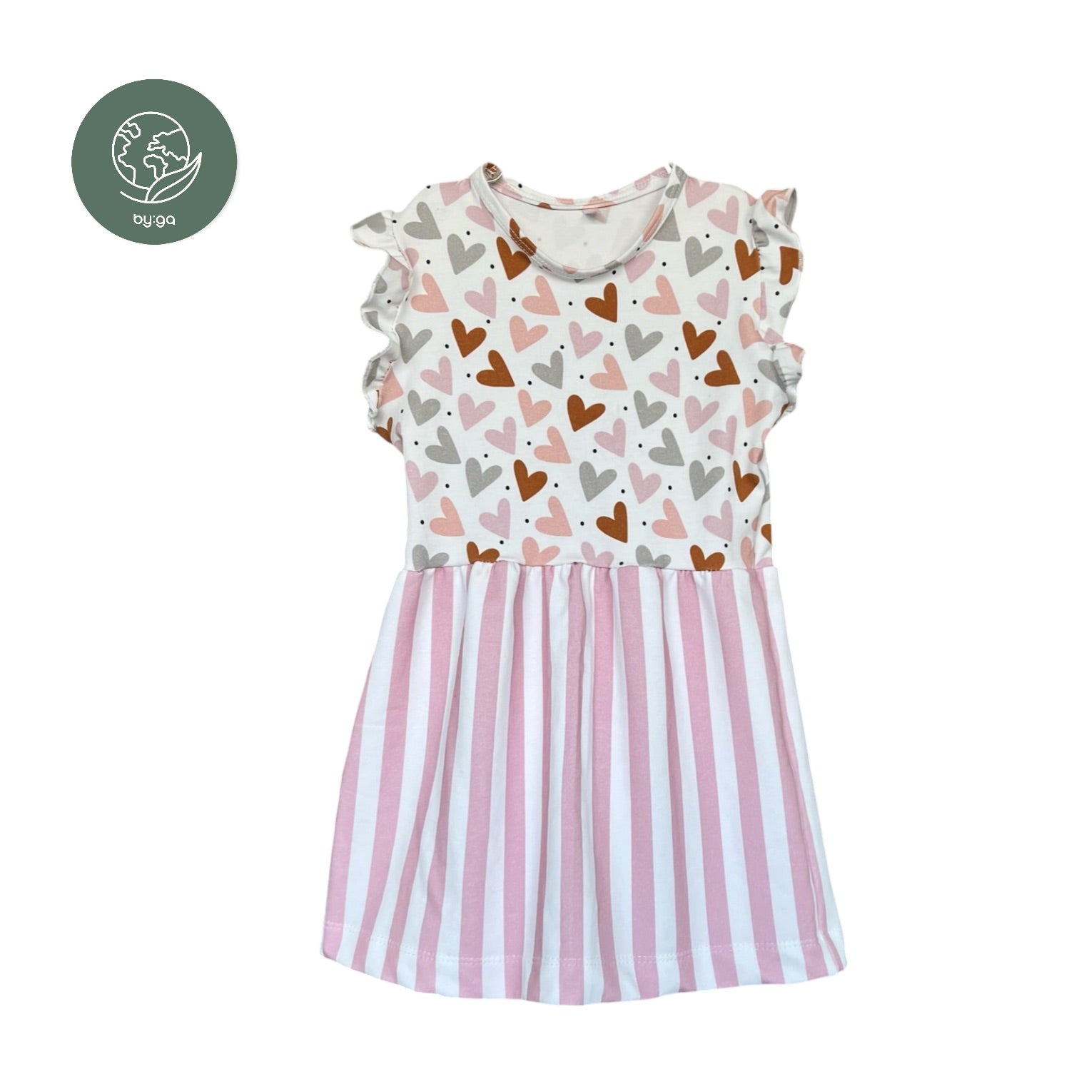 BIO Sommerkleid Herzen