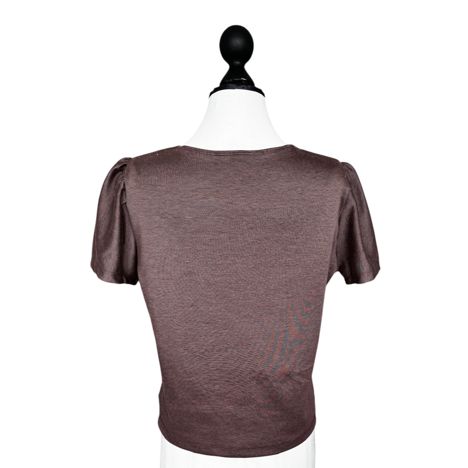 T-Shirt Puffärmel altrosa