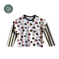 BIO Sweatshirt Punkte & Streifen