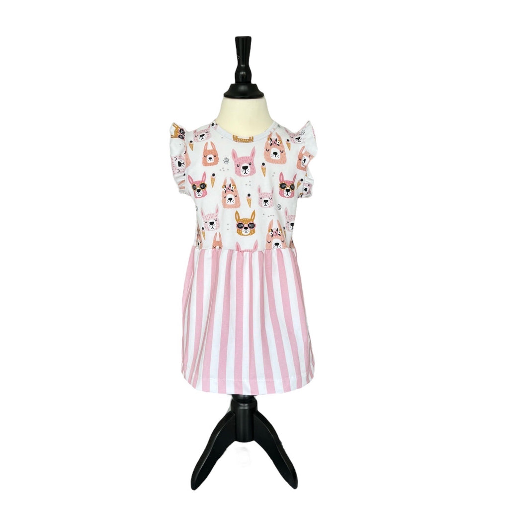 BIO Sommerkleid Alpakas