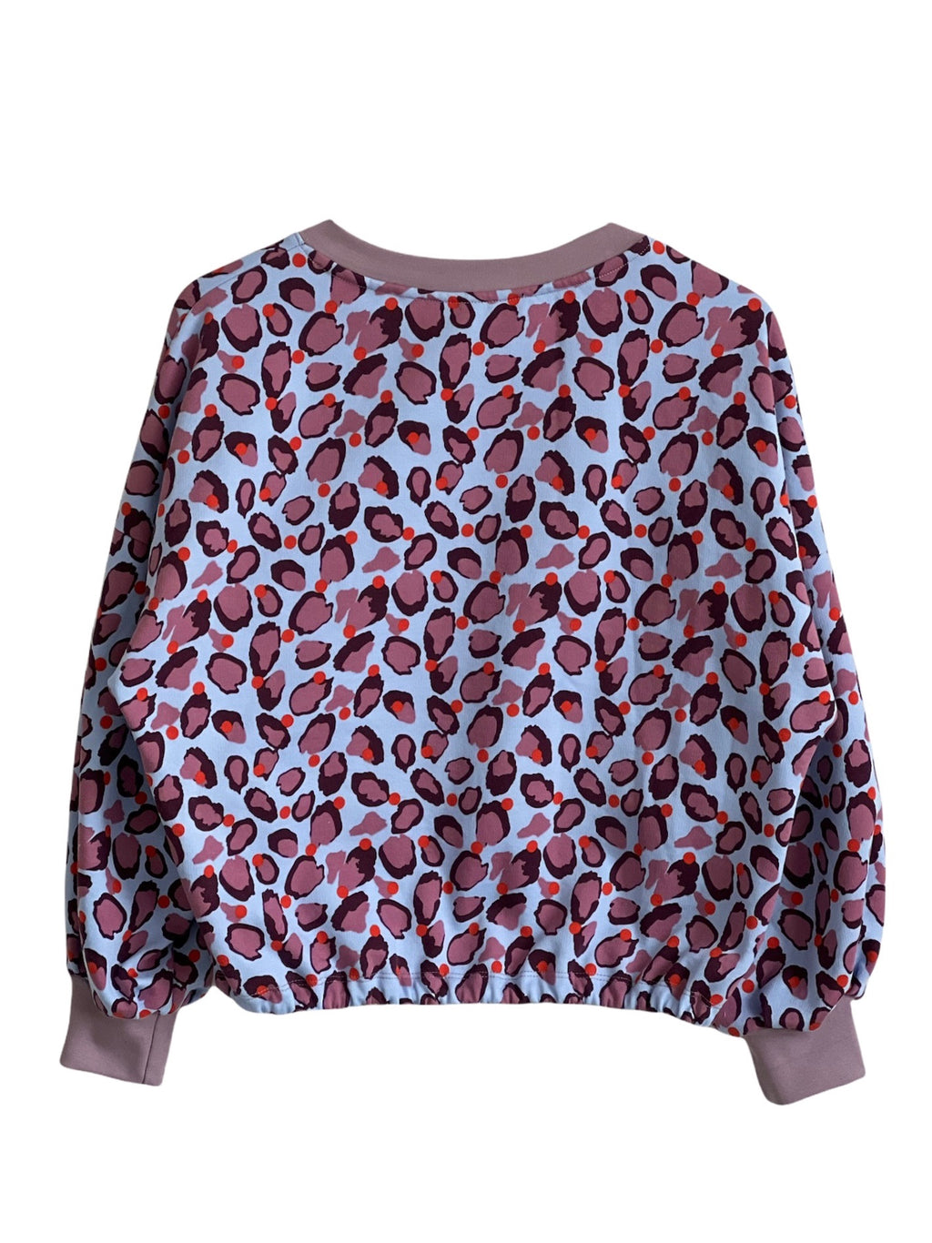 Sweatpullover hellblau violett