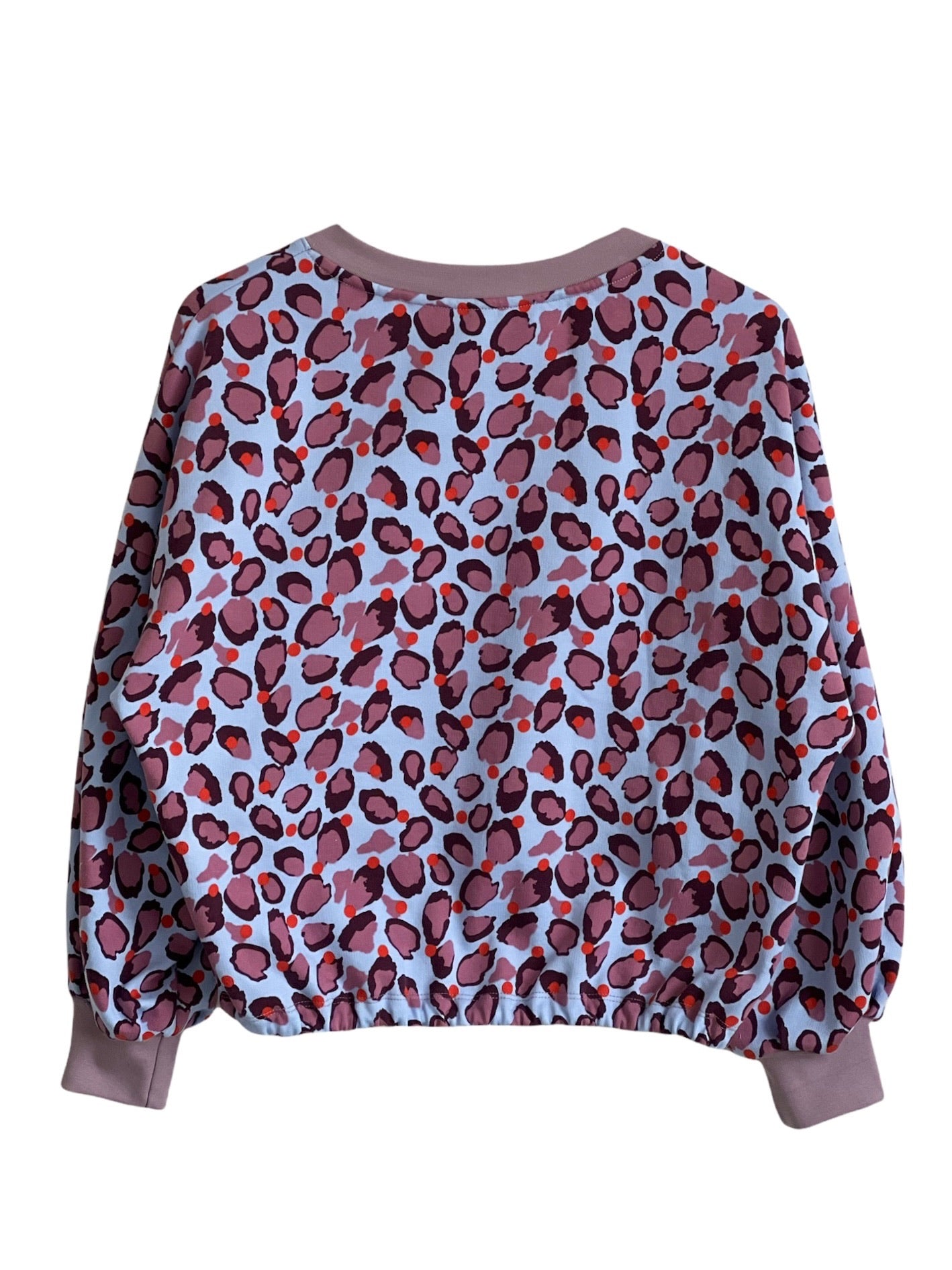 Sweatpullover hellblau violett