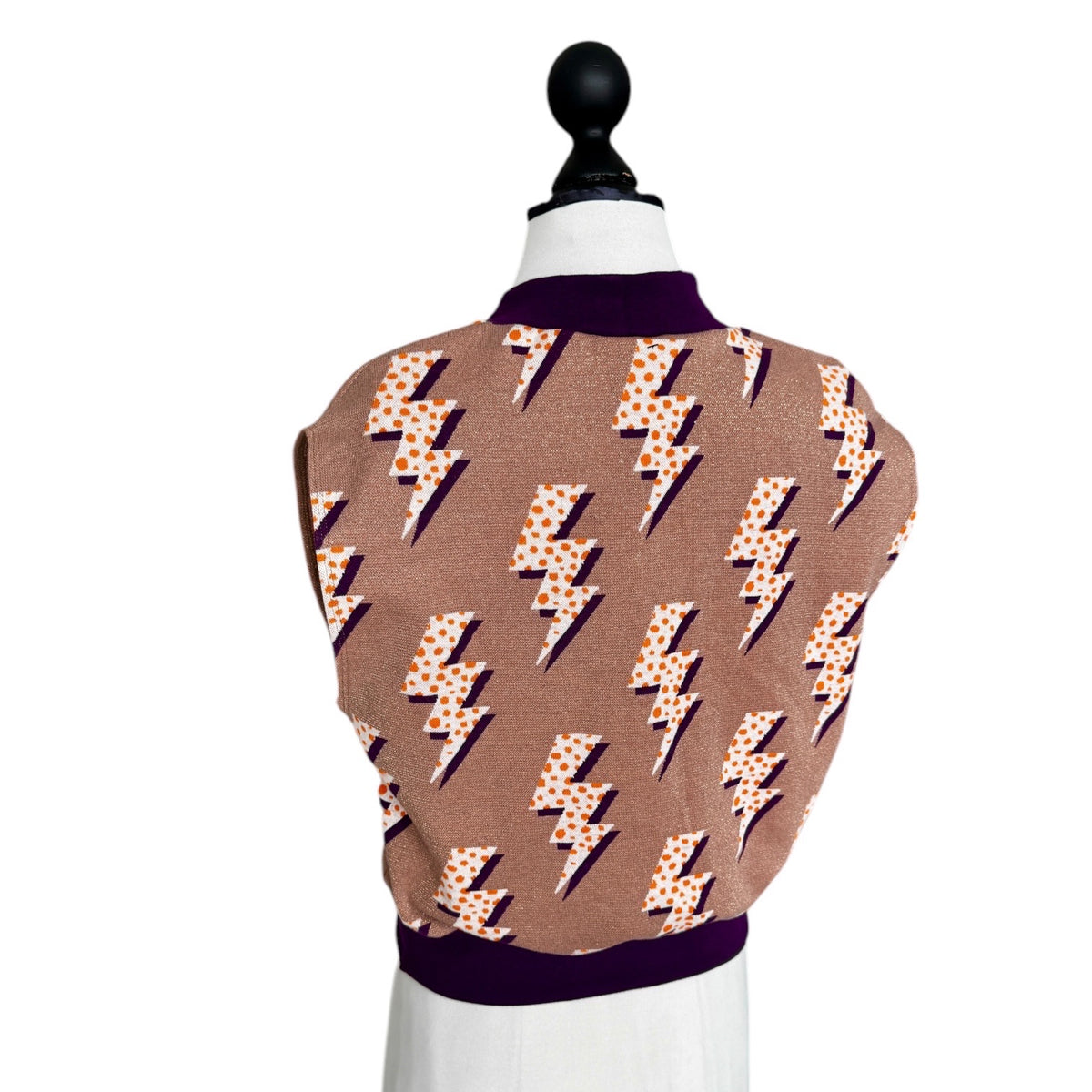 BIO Pullunder Blitze kupfer/violett/orange