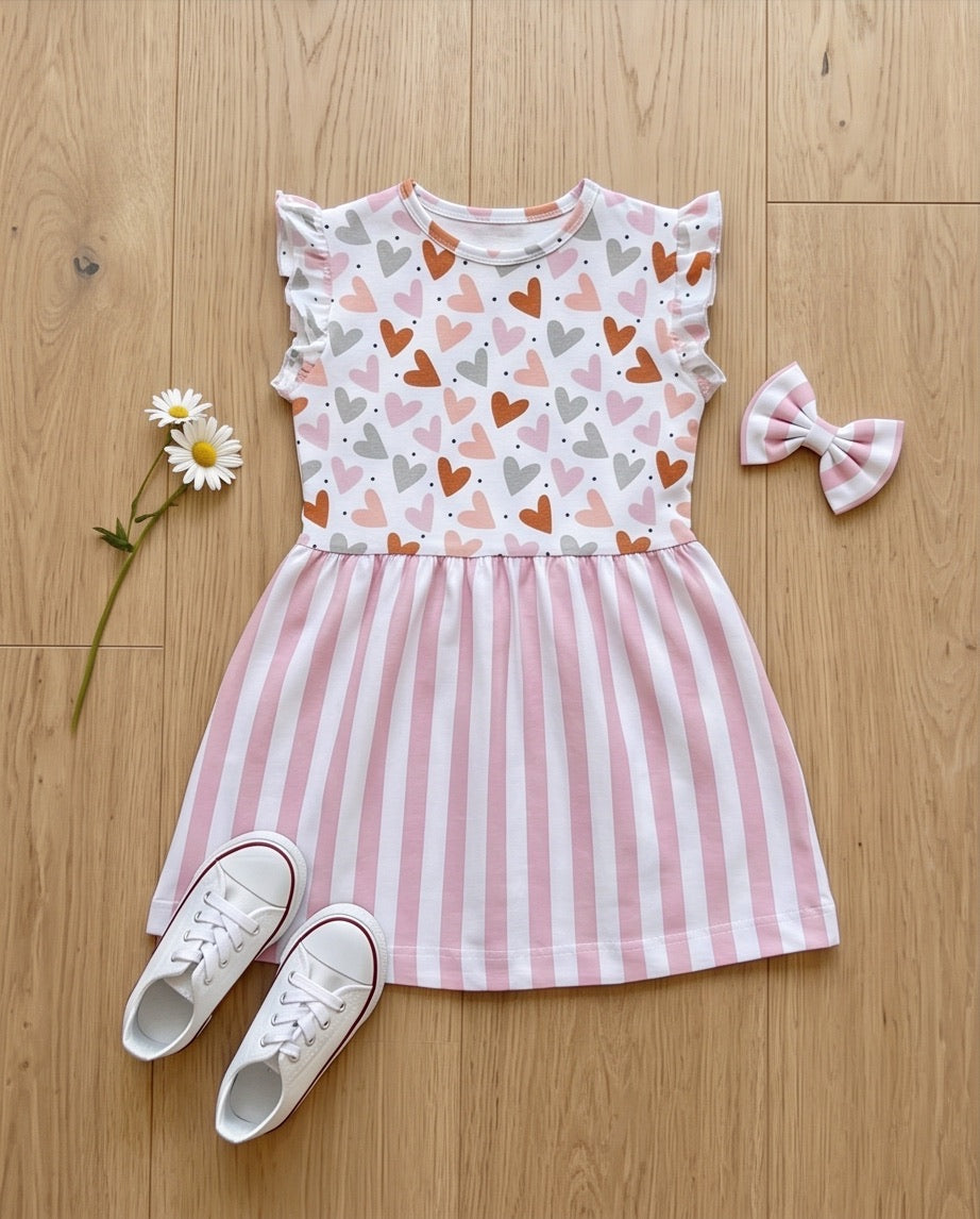 BIO Sommerkleid Herzen