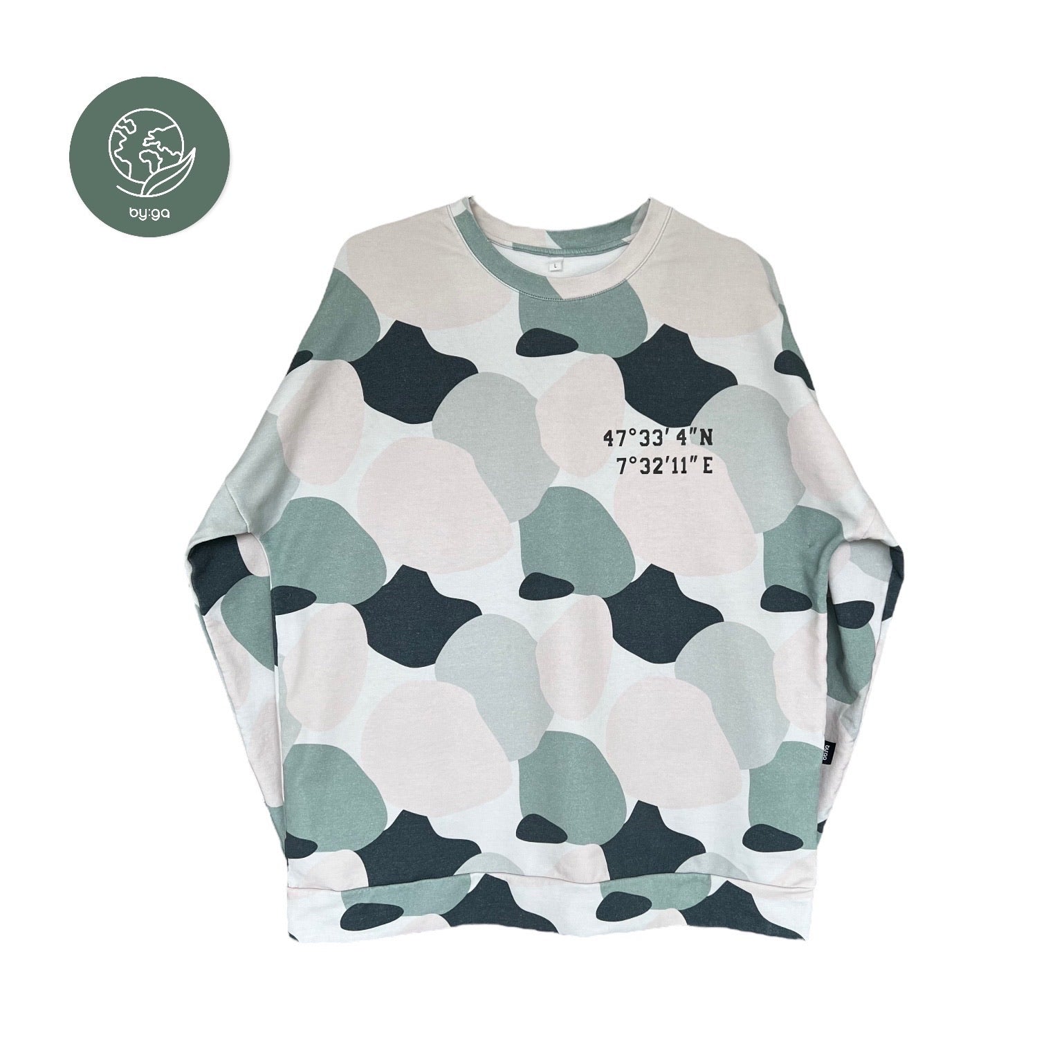 BIO Herren Sweatshirt Steine